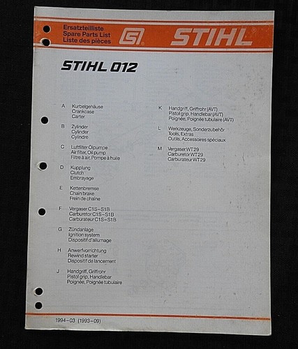 Echtes stihl 012 - 012, kettensäge