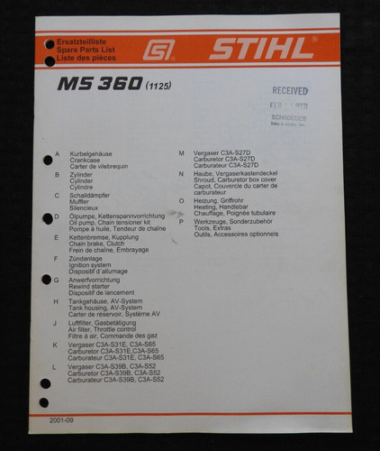 Echt stihl 360 - ms, kettensÄge