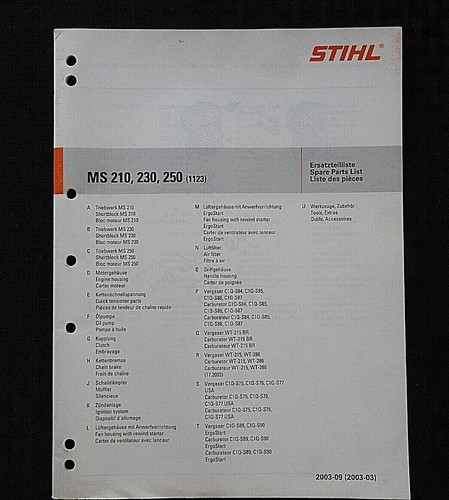 Original stihl 210 230 250 - original,