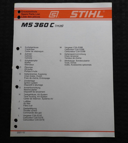 Original stihl 360 c - original,