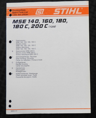 Original stihl mse 140 - stihl, 180